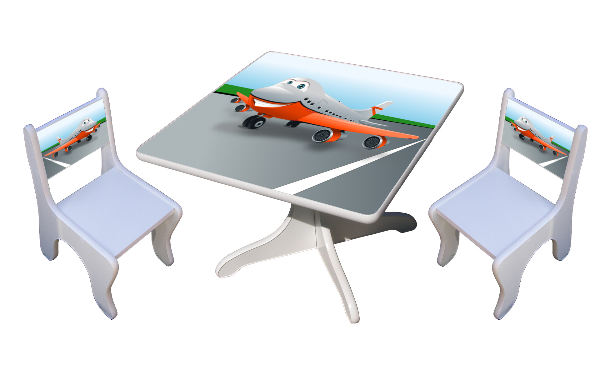 Becks stolík a 2xstolička Lietadlo